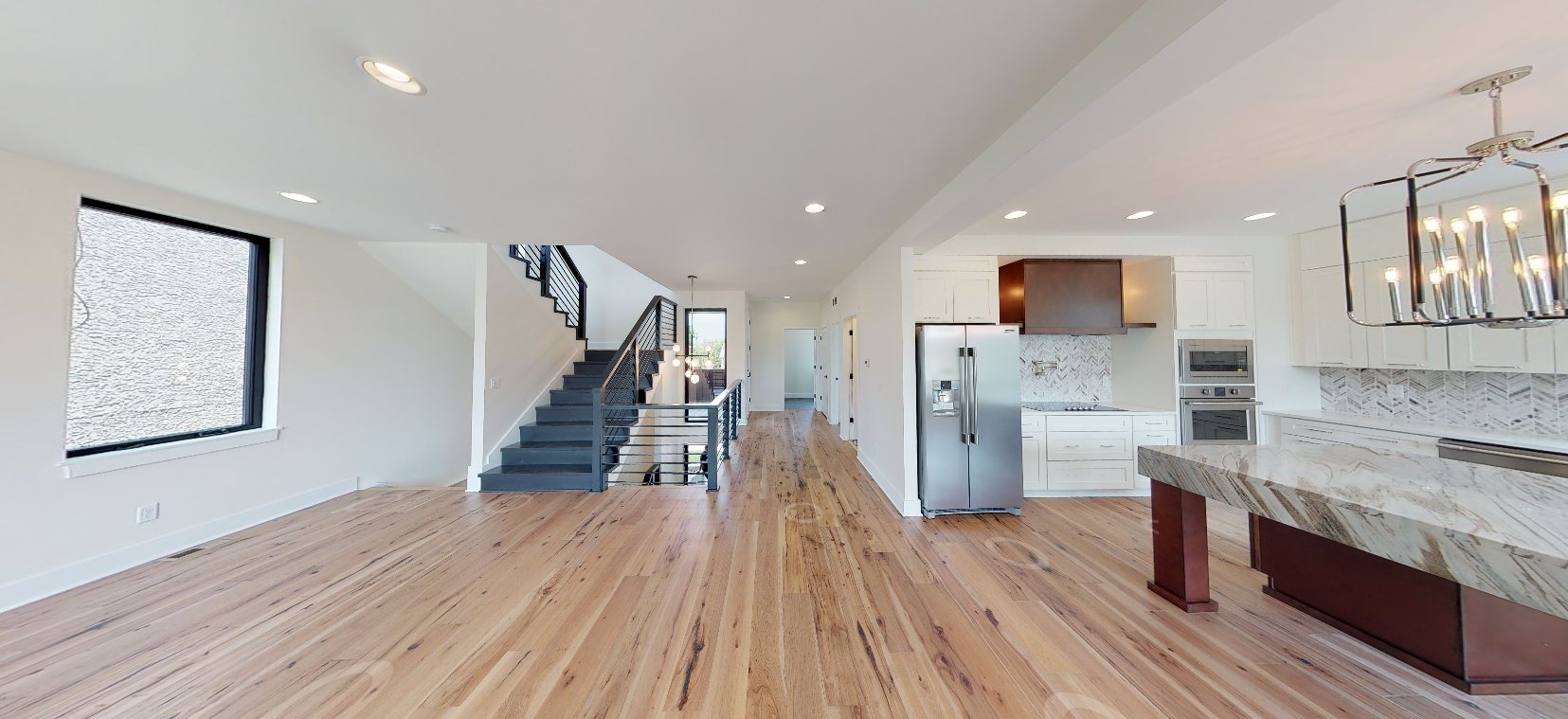 Beacon Hill open-concept interior