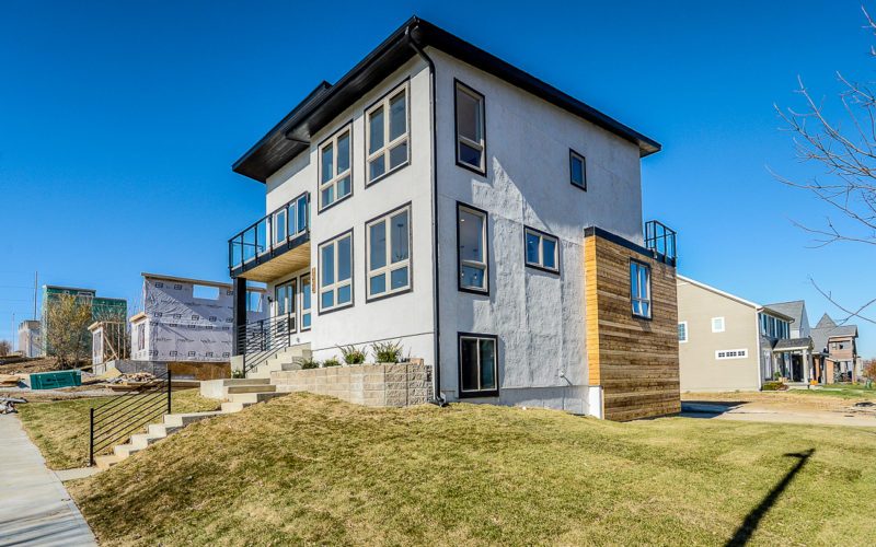 Single-family new-construction homes